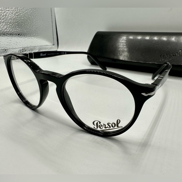 Persol 3092-V 9014 Eyeglasses Frames‼️Note demo lenses, for